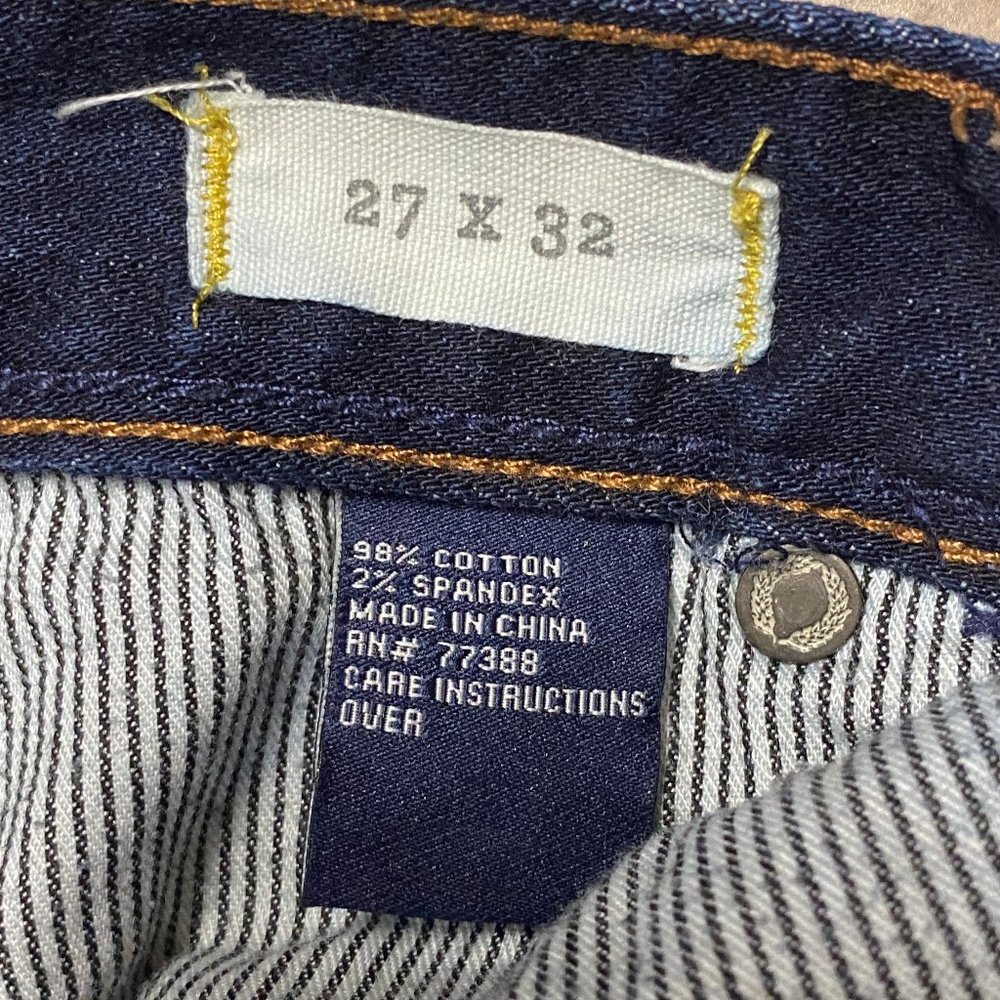 Madewell Jeans 27 x 32 Blue Rail Straight Stretch - Picture 5 of 7
